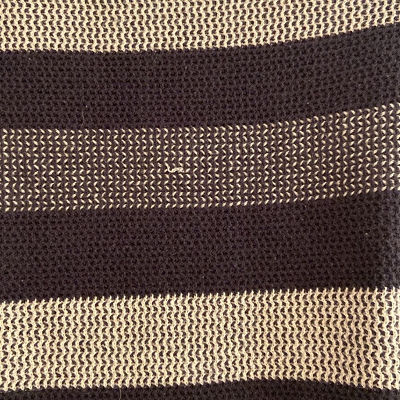 Navy blue with white striped long sleeve T - Picture 2 of 2